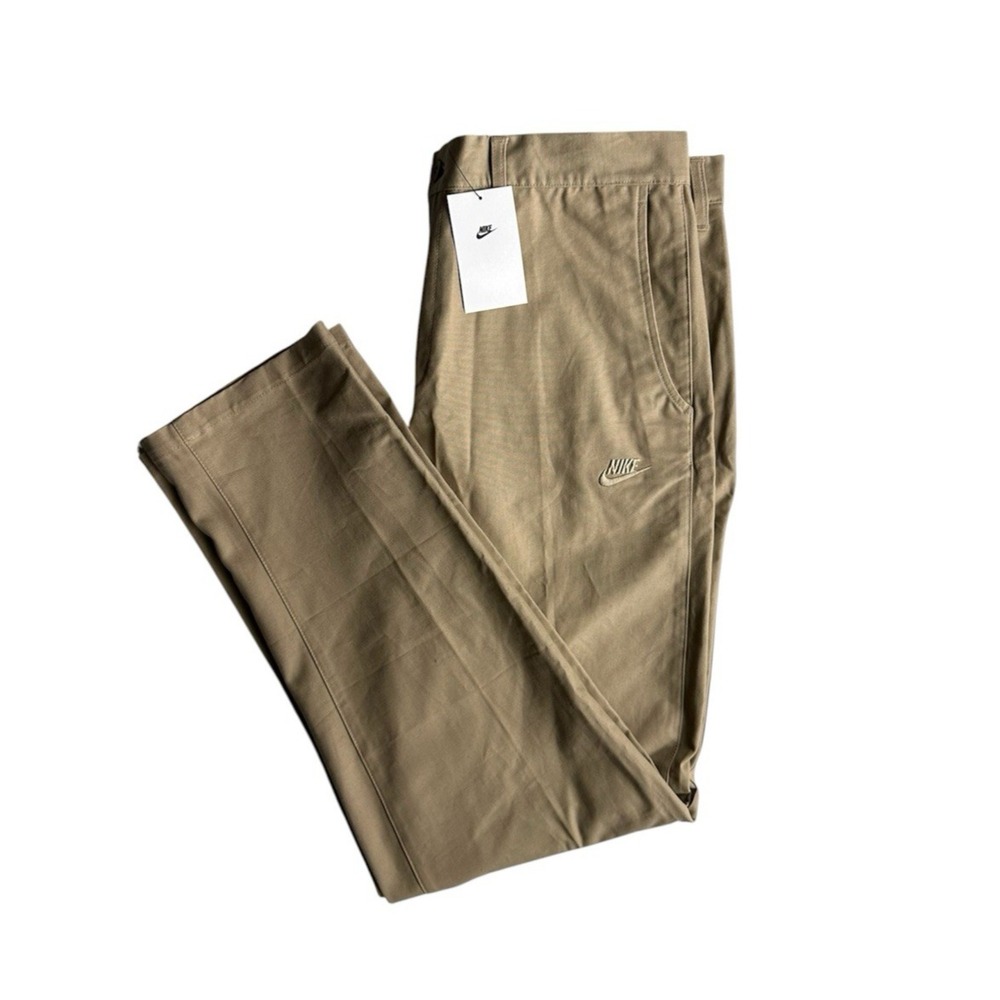 Nike Club Men's Chino Casual Khaki Pants  34x32  FZ5770- 247 Classic Fit NWT